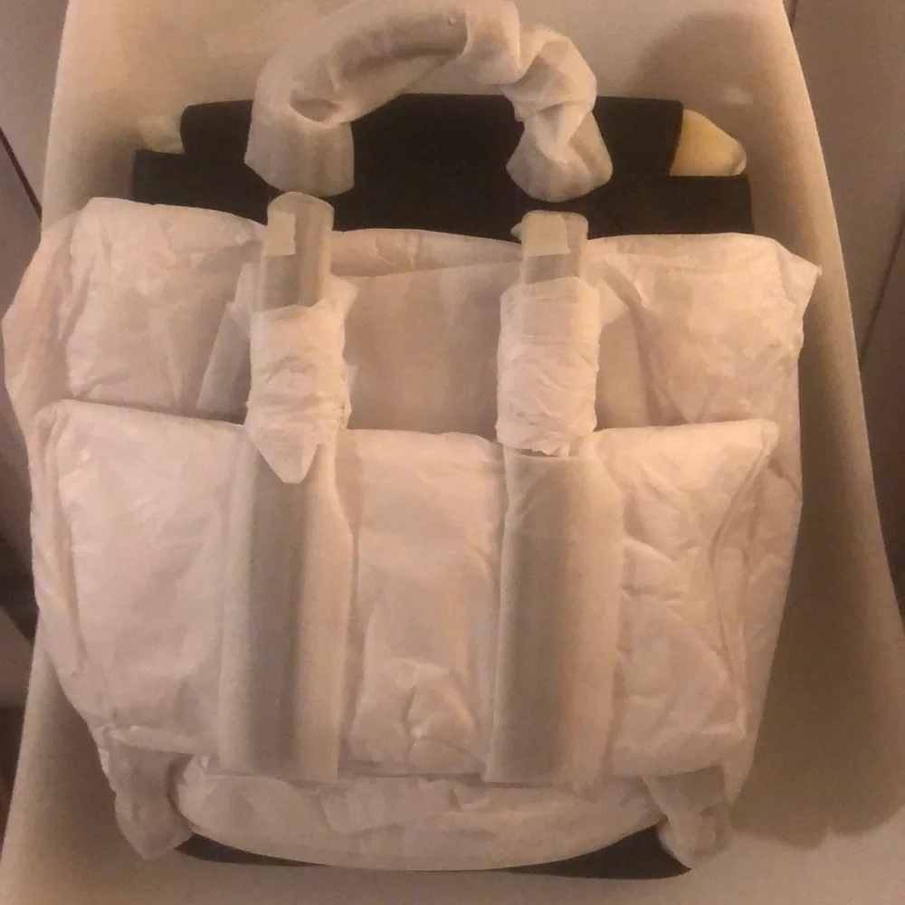 NWT $695 Rag & Bone Pilot Suede & Leather Backpack in Olive and Black!
